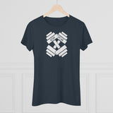 Dumbbell Crossbones - White - Women's Triblend Tee