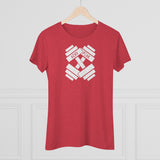 Dumbbell Crossbones - White - Women's Triblend Tee