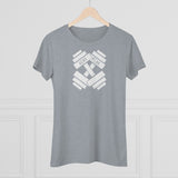 Dumbbell Crossbones - White - Women's Triblend Tee