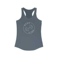 Women's Dumbbell Stamp Racerback Tank