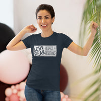 Respect The Resistance - White - Women's Triblend Tee